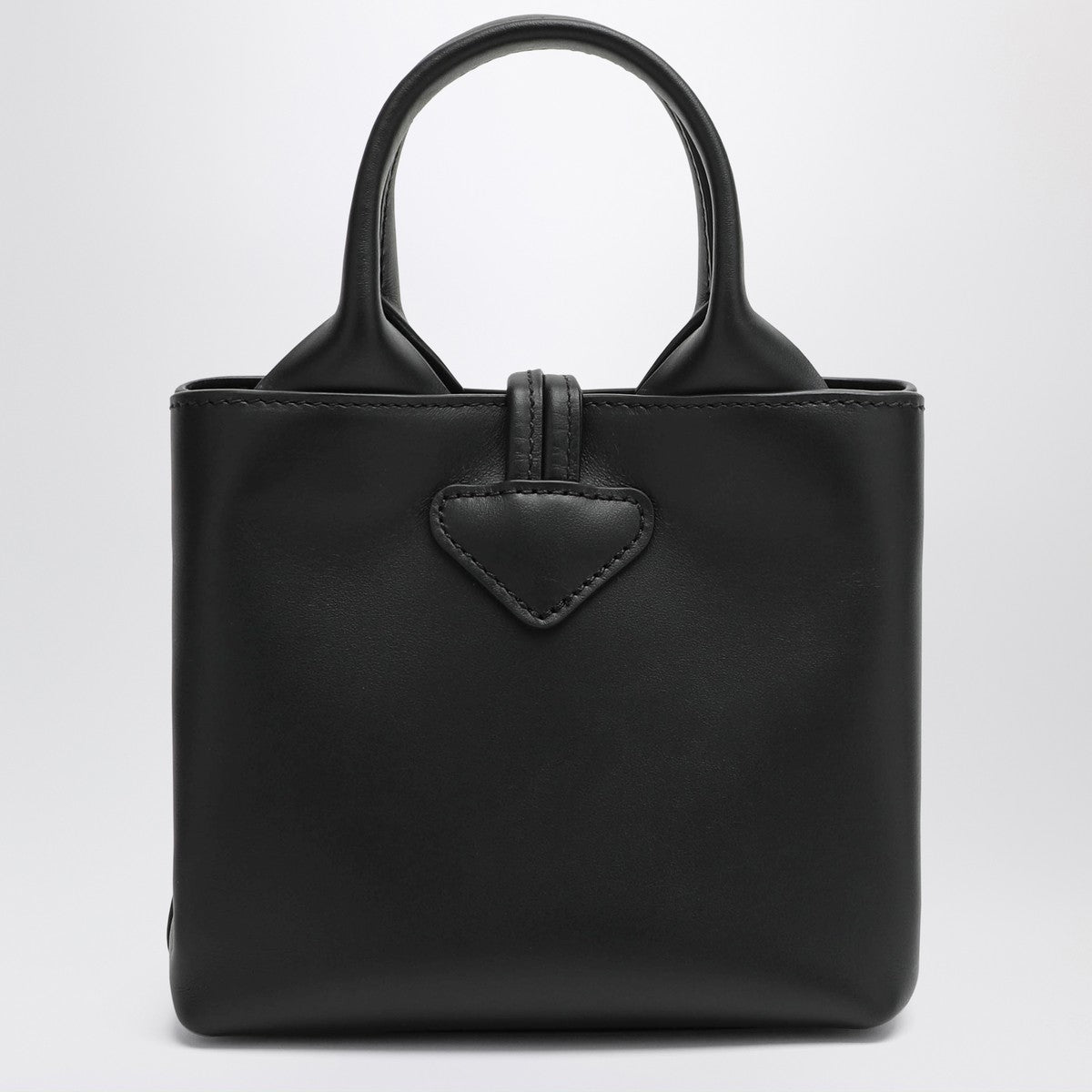 Sac Longchamp Le Roseau noir XS en cuir