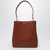Sac hobo Longchamp M Le Roseau en cuir de veau écorce