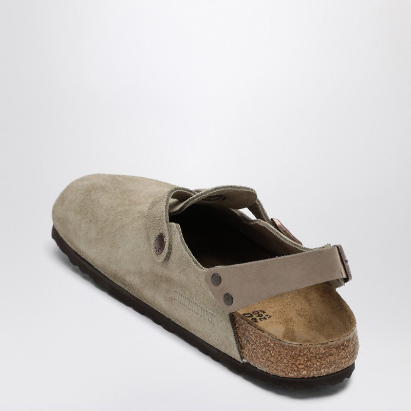 Birkenstock Taupe Suede Tokyo Slipper — Men’s Comfort Loafer