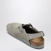 Birkenstock Stone Grey Suede Tokyo Slipper