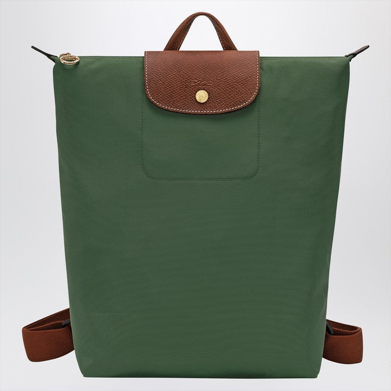 Longchamp M Le Pliage Original Green Backpack