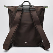 Longchamp Mocha coloured M Le Pliage Green backpack