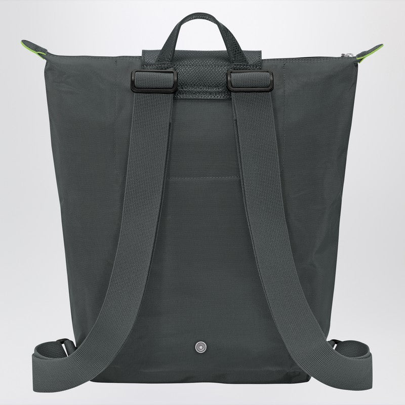 Longchamp Graphite coloured M Le Pliage Green backpack
