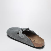 Birkenstock Boston Braided Slipper — Basalt Gray