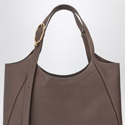 Longchamp Cabas XL Le Foulonné en cuir de veau taupe