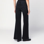 Mother The Roller Sneak flared jeans in stretch denim