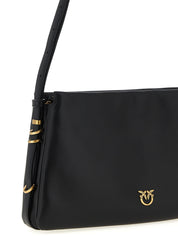 Pinko Triplet Crossbody Bag in Black — Luxury Leather