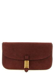 Pinko Pinko Saddle Flat Medium Shoulder Bag — Bordeaux