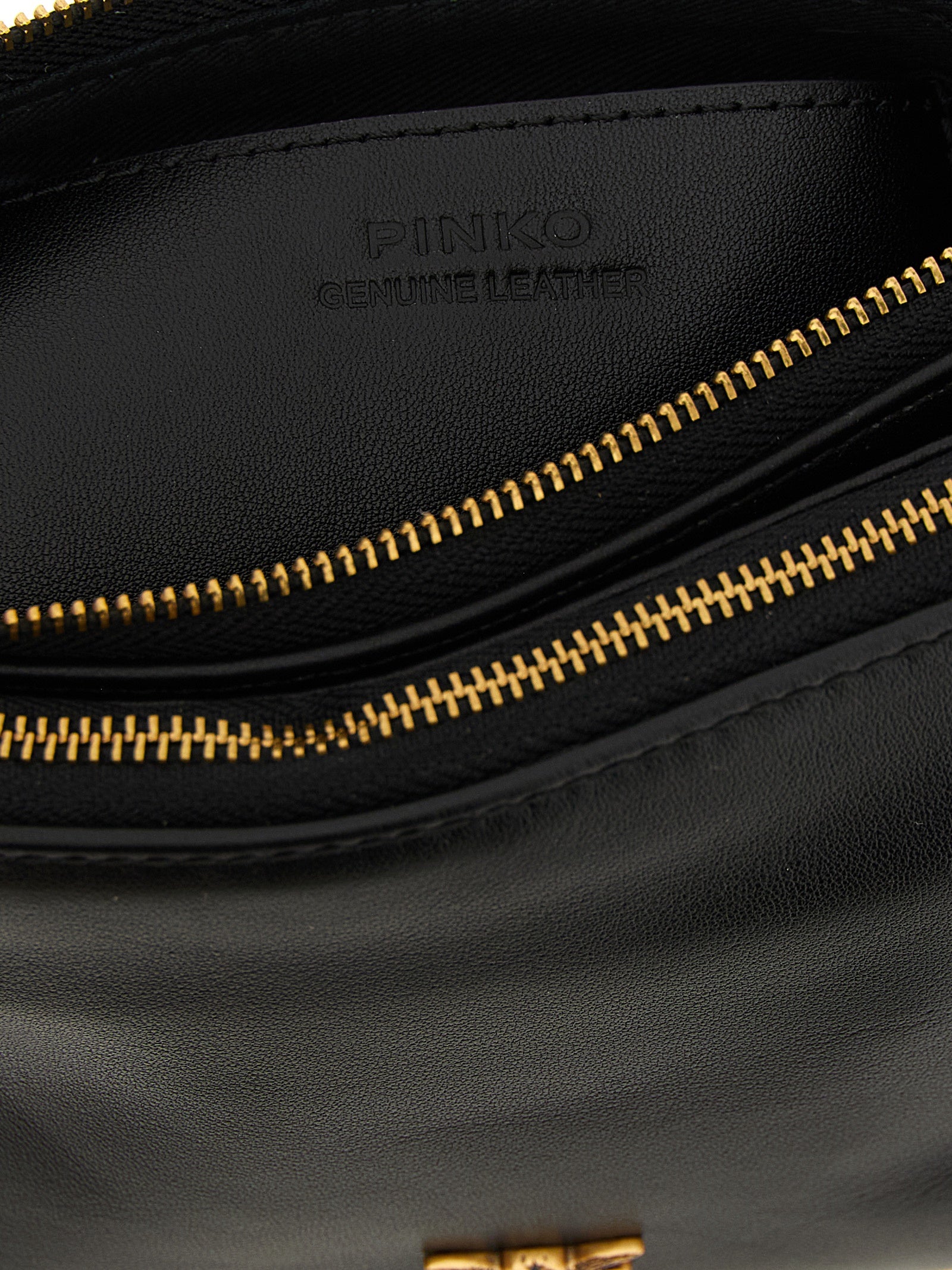 Pinko Small ‘mini Double’ Crossbody Bag — Black, €295