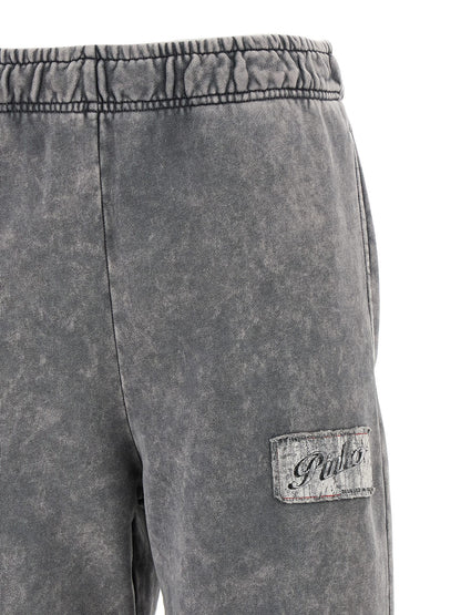 Pinko Pazzo Joggers - Gray Trousers for Women
