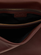 Pinko Click Soft Classic Crossbody Bag — Bordeaux