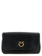 Pinko Click Soft Classic Crossbody Bag — Black, W31xH17cm