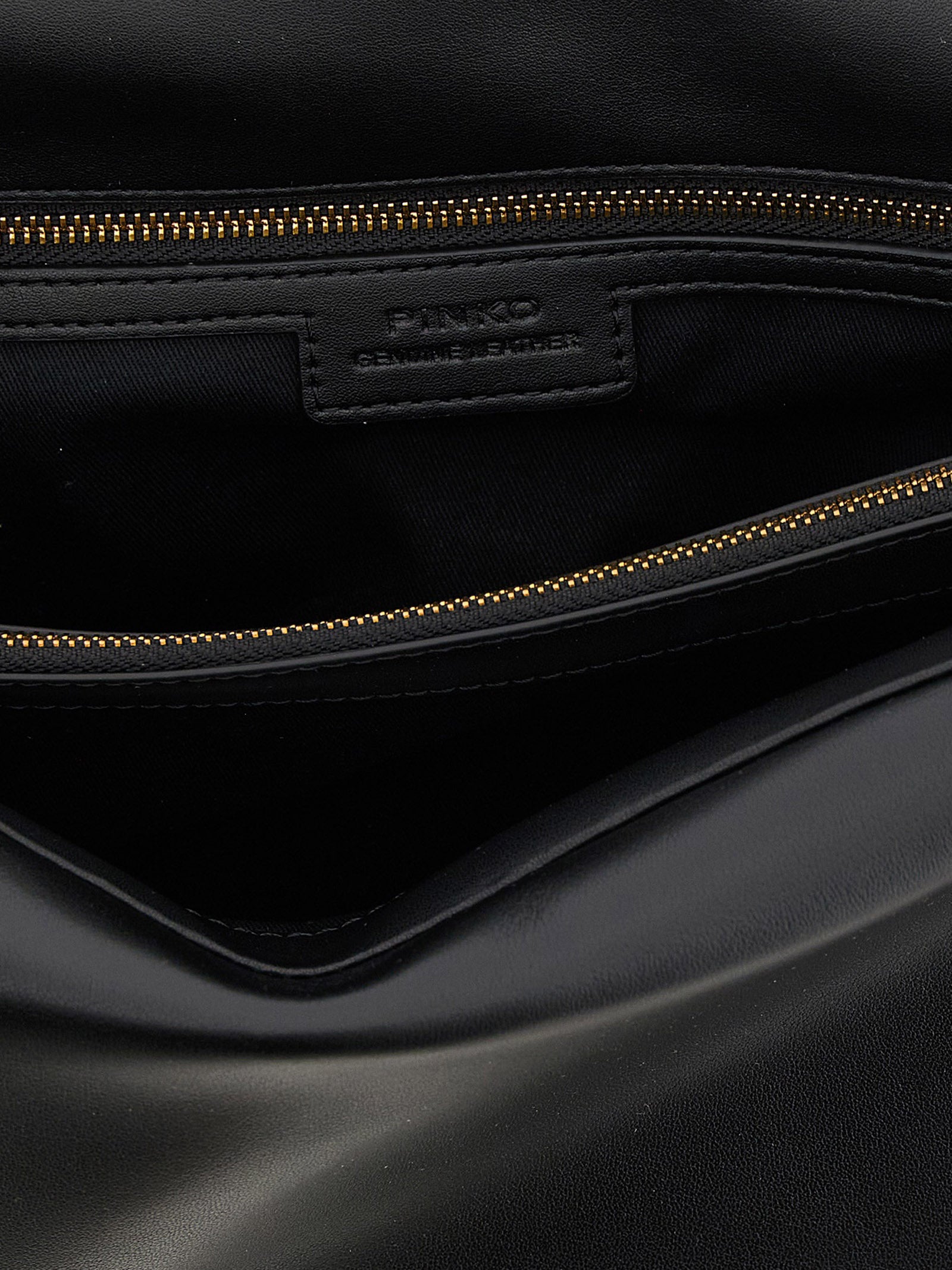 Pinko Click Soft Classic Crossbody Bag — Black, W31xH17cm