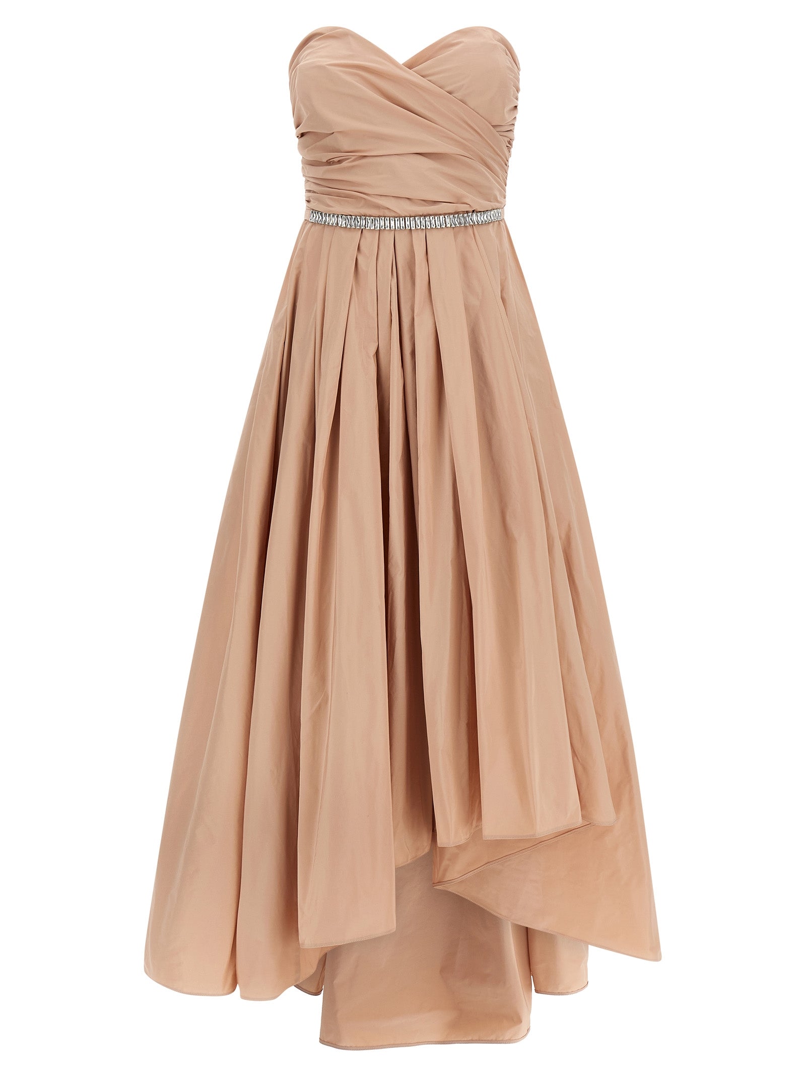 Pinko Dattero Dress – Pink Off‑Shoulder Gown