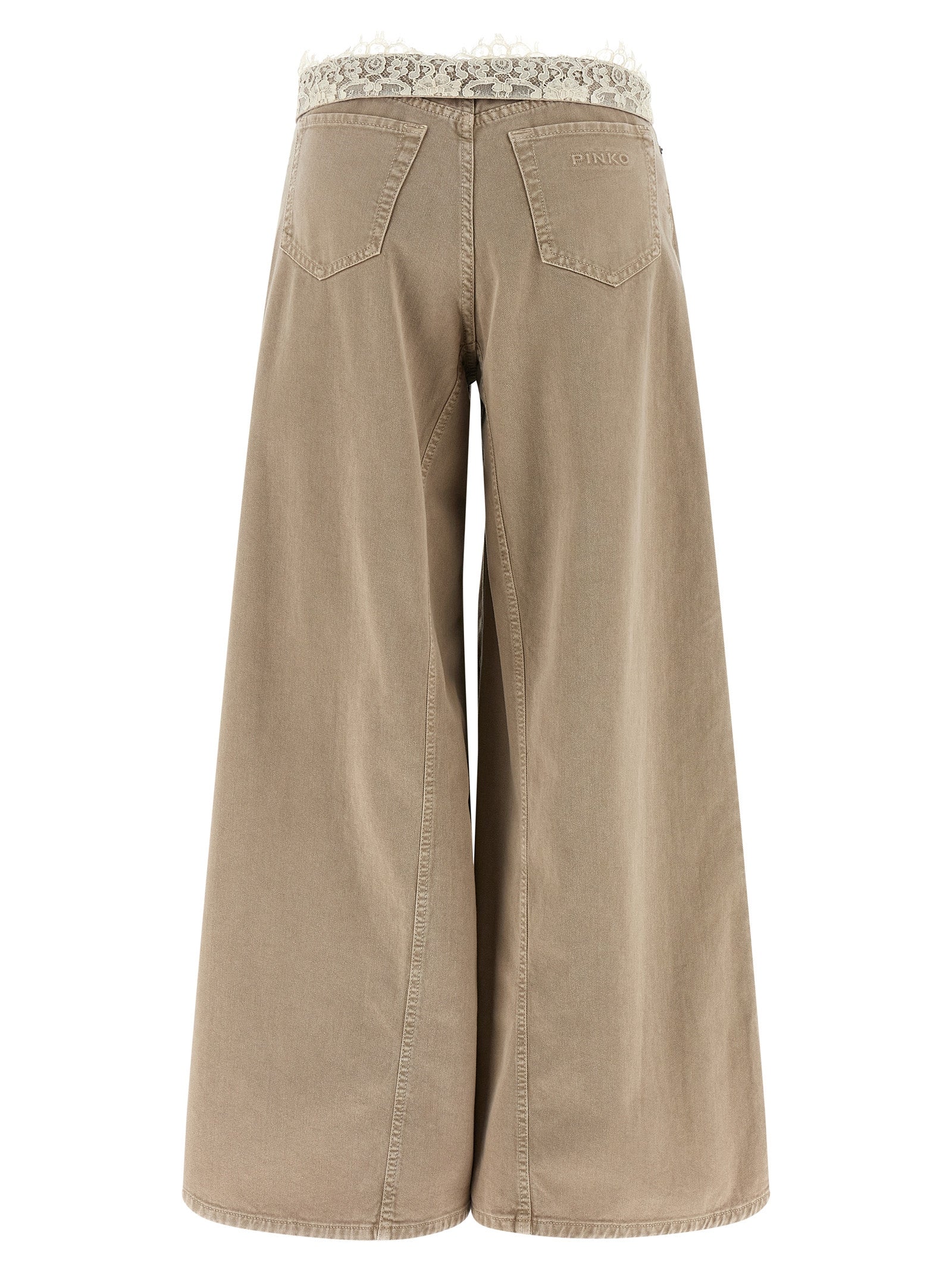 Pinko Winona Jeans — Extra Wide Leg Jeans for Women