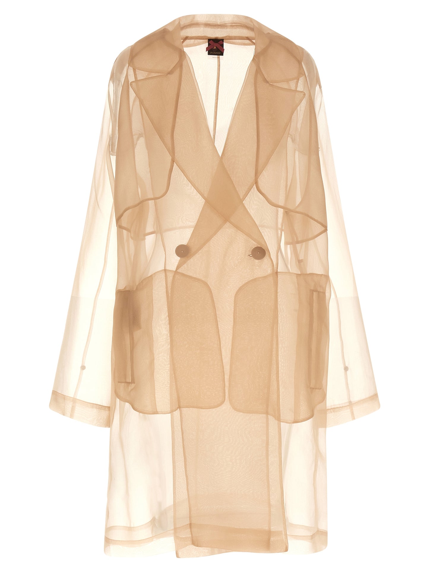 Pinko Pink Cocco Trench Coat for Women — Luxury Coat
