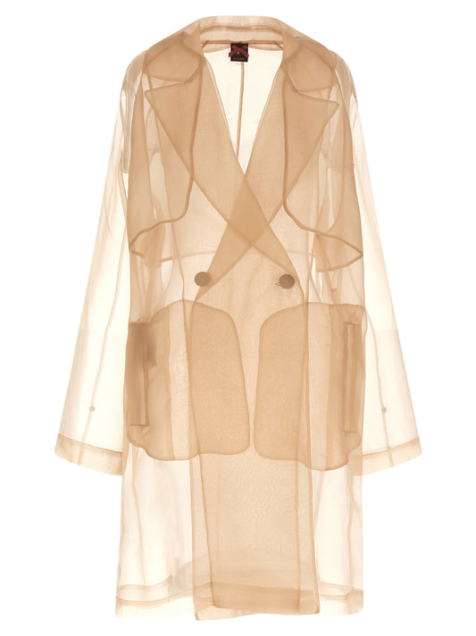 Pinko Pink Cocco Trench Coat for Women — Luxury Coat