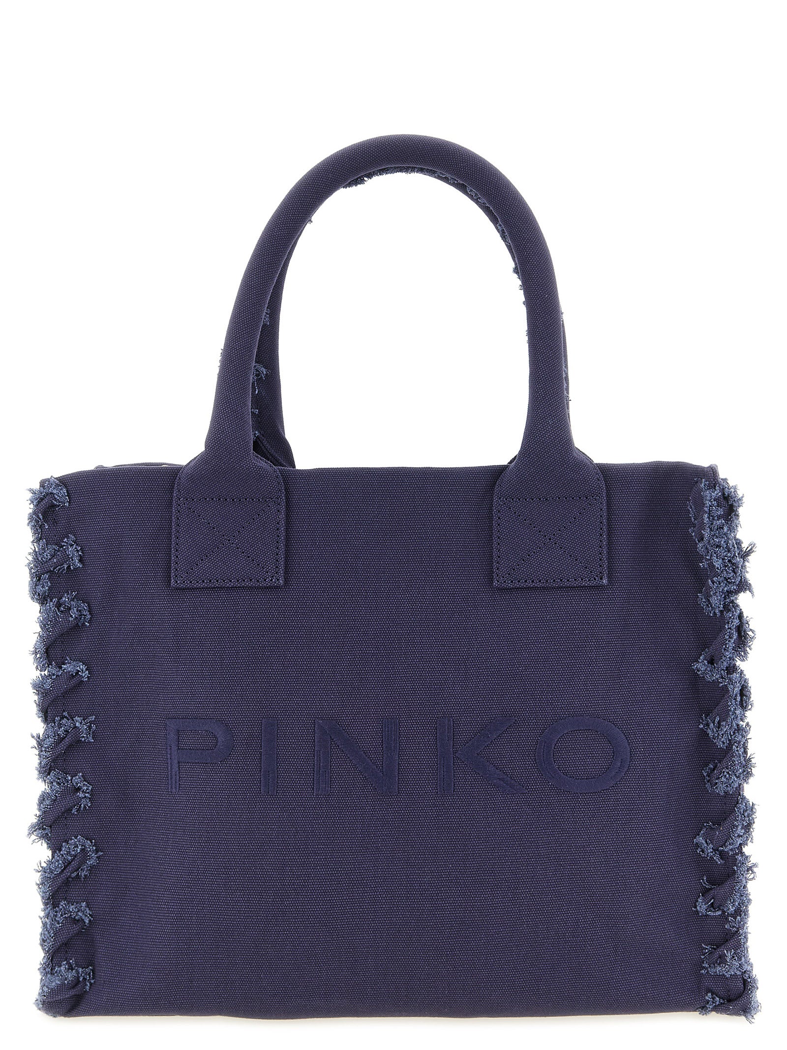 Pinko Medium Beach Shopper Bag – Purple Canvas