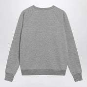 The Row Eulalia sweatshirt in grey mélange cashmere blend