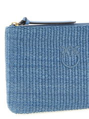 Pinko Raffia Clutch