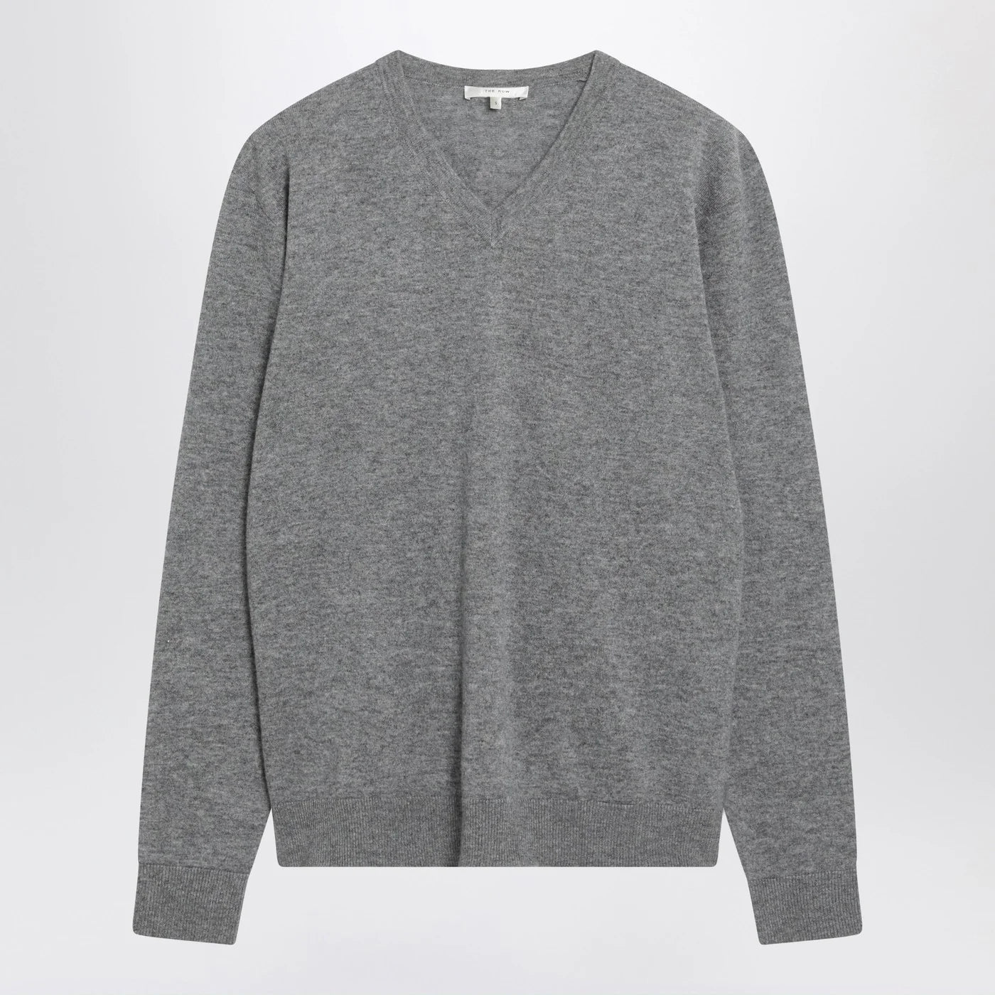 The Row Nian sweater in grey cashmere
