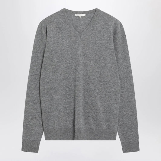 The Row Nian Grey Cashmere Sweater — Knitwear Luxury