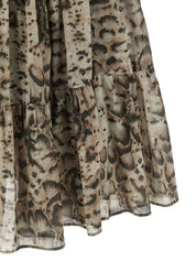 Pinko Adrano Dress — Snake-Print Mini Dress