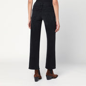 Mother Faded black The Rambler Zip Flood jeans