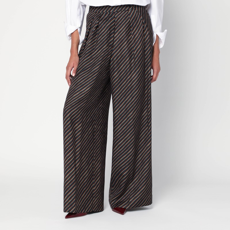 Dries Van Noten Palazzo pants with a pattern