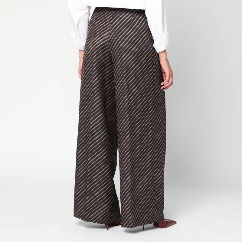 Dries Van Noten Palazzo pants with a pattern