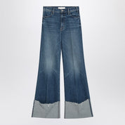 Mother Jeans The Hustler Roller Heel Cuff Fray