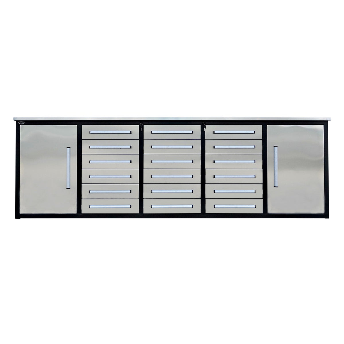 Chery Industrial 10ft Garage Storage Cabinet with 18 Drawers & 2 Cabinets - WW000182