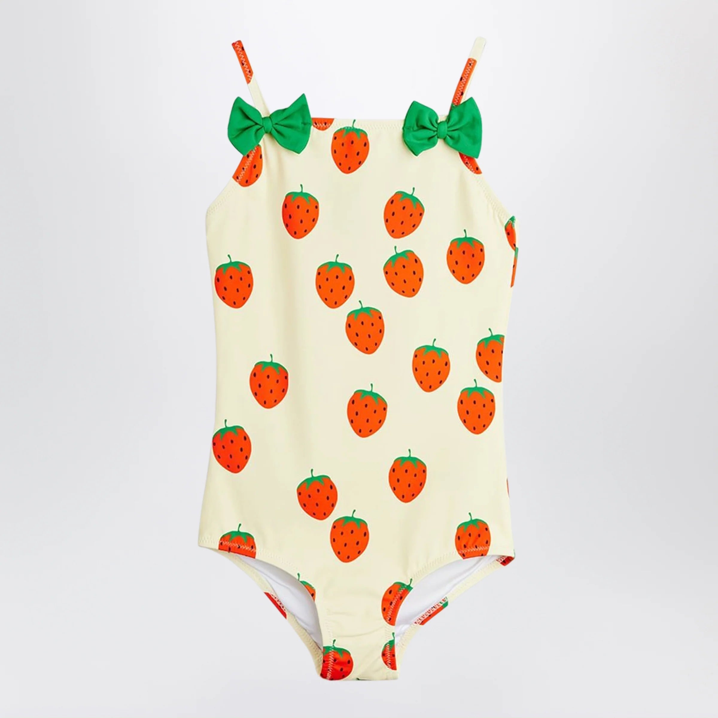 Mini Rodini Swim shorts with strawberry print