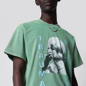 DAGGER Faded green Trauma Blonde T-shirt
