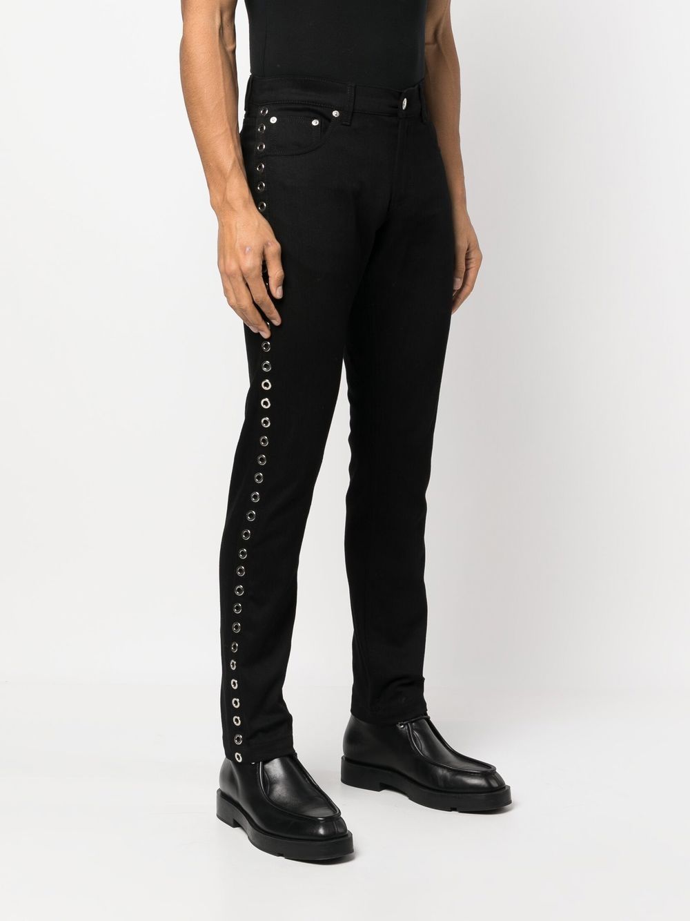 Jean skinny taille mi-haute Alexander McQueen en coton stretch