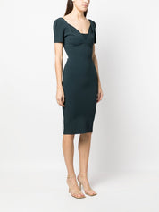 Robe mi-longue à épaules dénudées Pre Roland Mouret