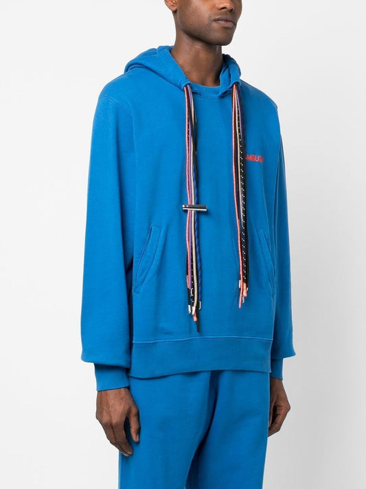 Ambush Blue Cotton Hoodie — Men's Premium Sweater