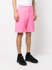 Alexander McQueen Shorts Pink cotton jersey