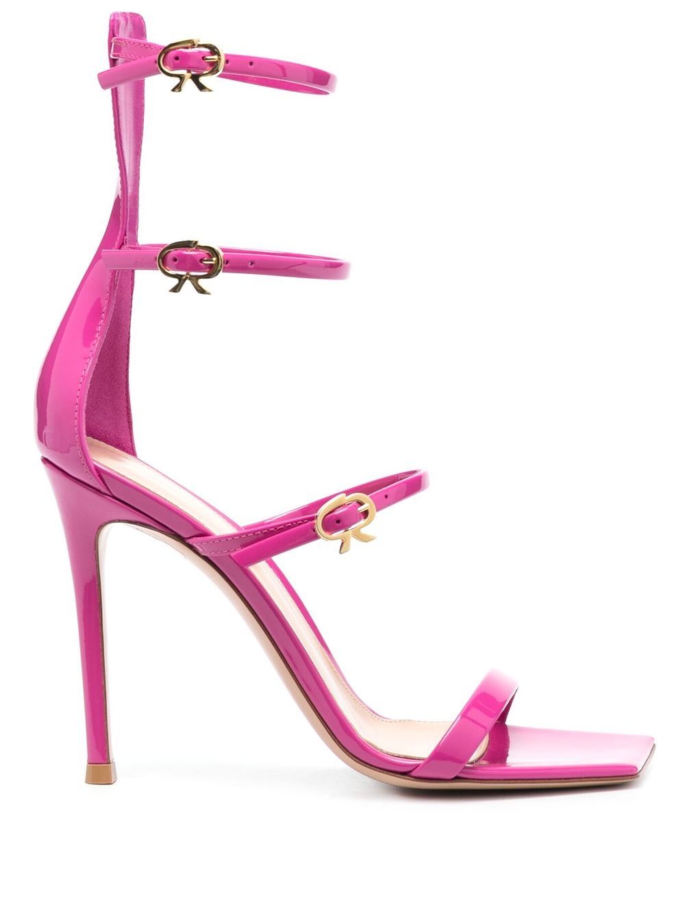 Gianvito Rossi Sandals Fuchsia leather 110mm