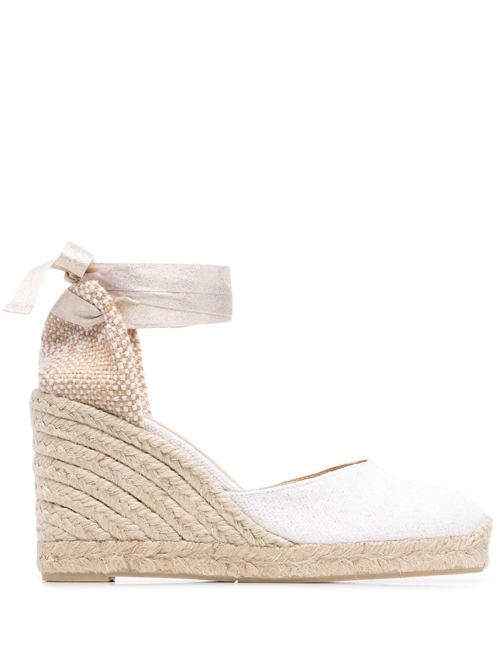 Castañer Castaner Flat shoes in White Raffia