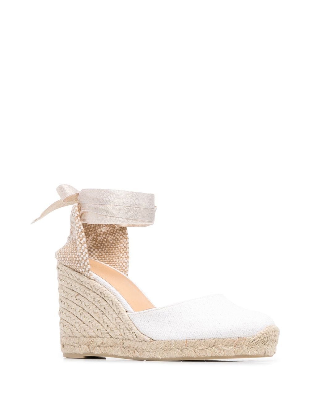 Castañer Castaner Flat shoes in White Raffia