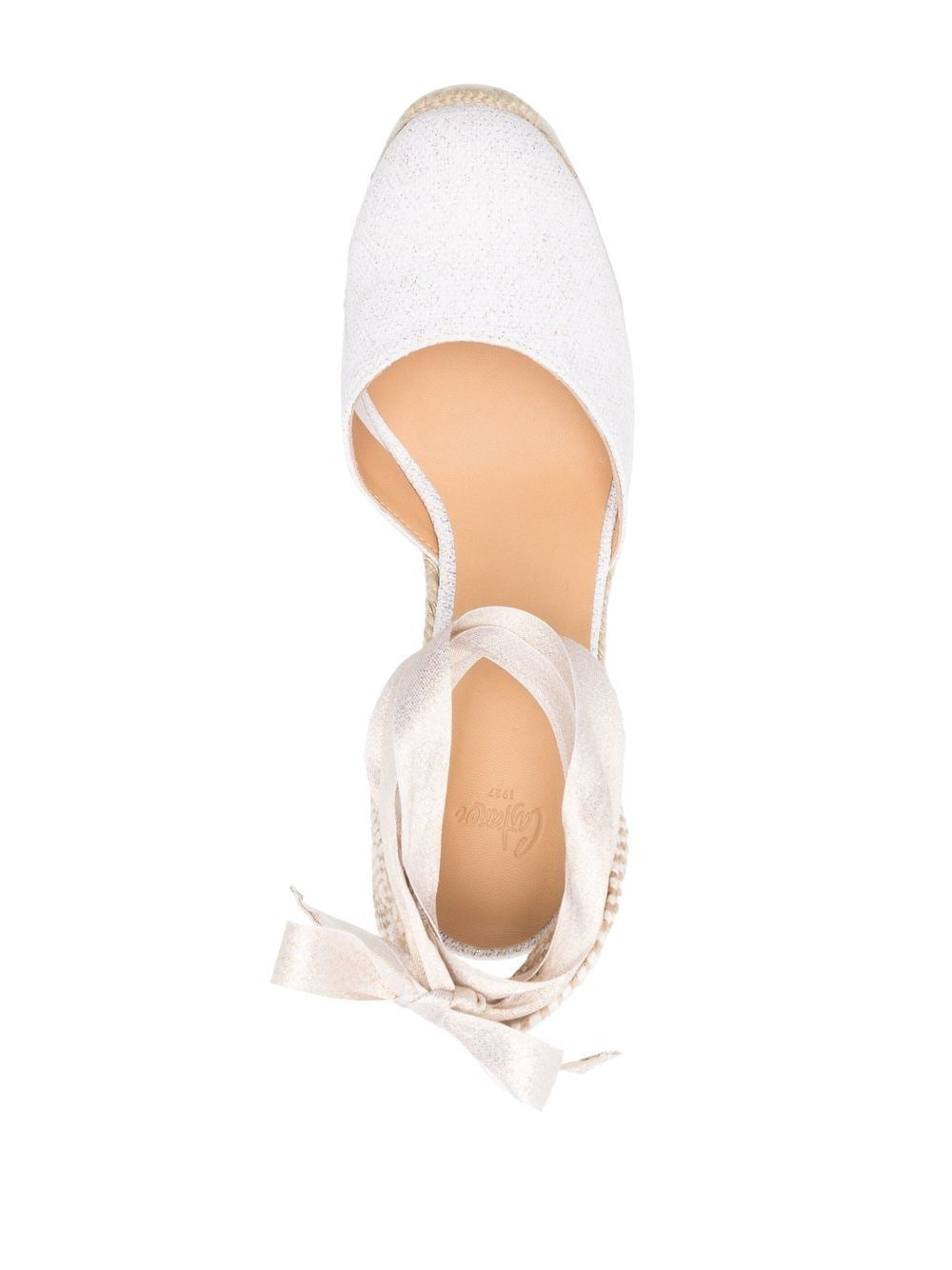 Castañer Castaner Flat shoes in White Raffia