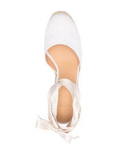 Castañer Castaner Flat shoes in White Raffia