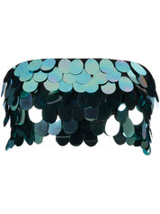 Los nuevos llegados de Ilkyaz Ozel Top Bandeau con lentejuelas azules