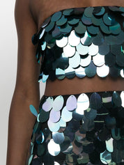 Los nuevos llegados de Ilkyaz Ozel Top Bandeau con lentejuelas azules