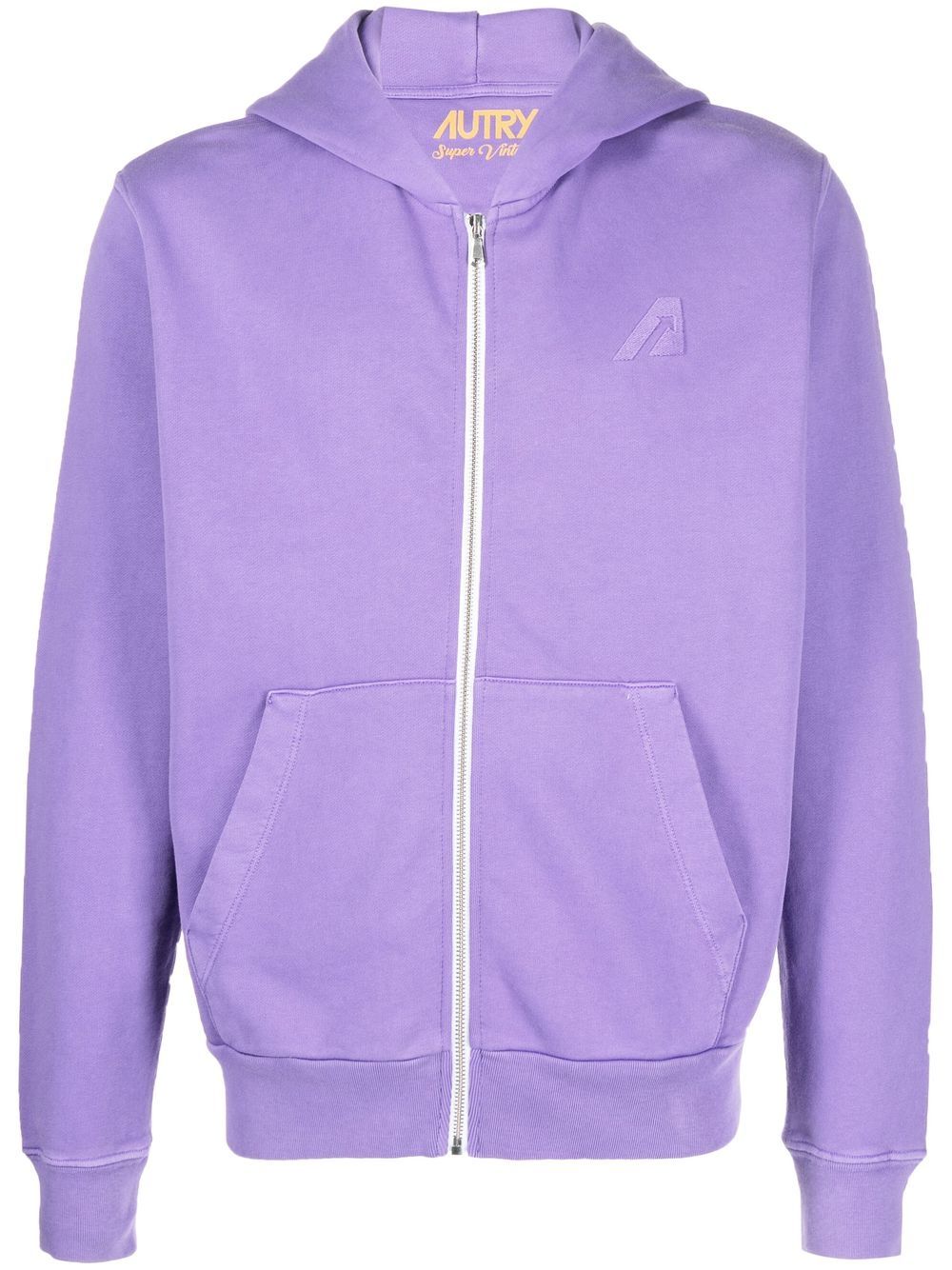 Purple Cotton Hoodie — Autry Sweaters