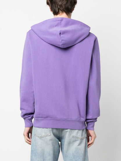 Purple Cotton Hoodie — Autry Sweaters