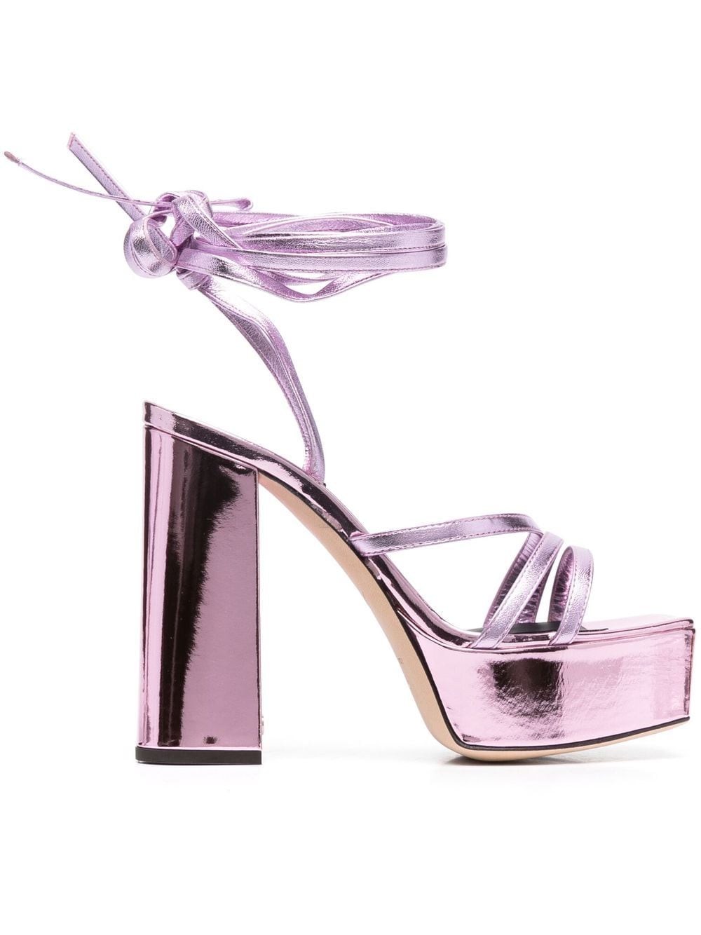 Giuseppe Zanotti Sandals Pink metallic calf leather