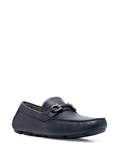 Chaussures plates Ferragamo Mocassins en cuir bleu