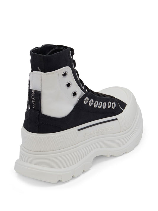 Alexander McQueen Boots Black — Tread Slick Ankle Boots
